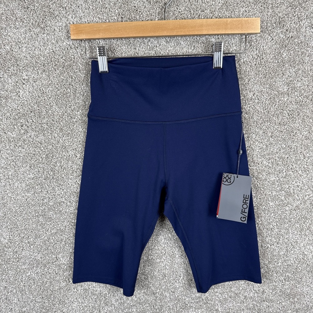 G/Fore Shorts Women's‎ XS Navy Blue Operative Bike Compression NEW